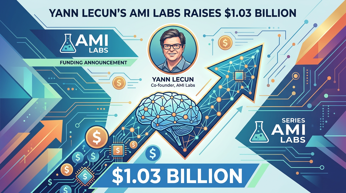 Yann LeCun's AMI Labs Raises $1.03 Billion — The World Model AI Race Officially Begins