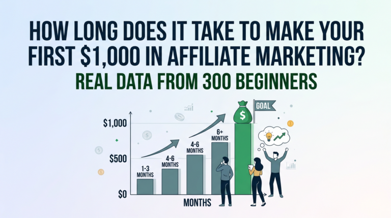 How Long Does It Take to Make Your First $1,000 in Affiliate Marketing? Real Data from 300 Beginners
