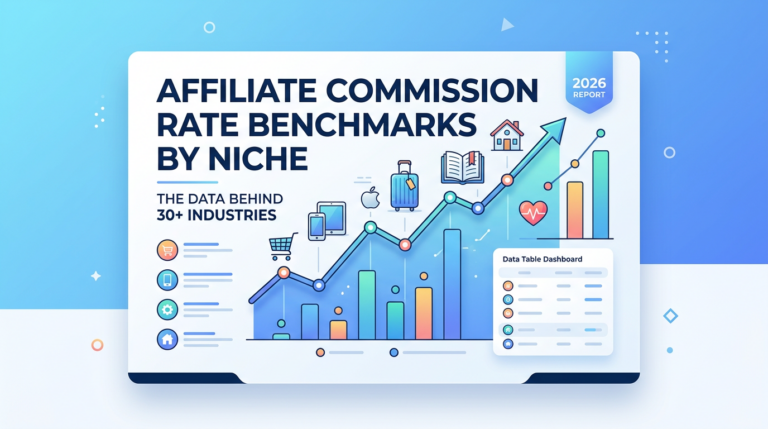 Affiliate Commission Rate Benchmarks by Niche: The Data Behind 30+ Industries in 2026