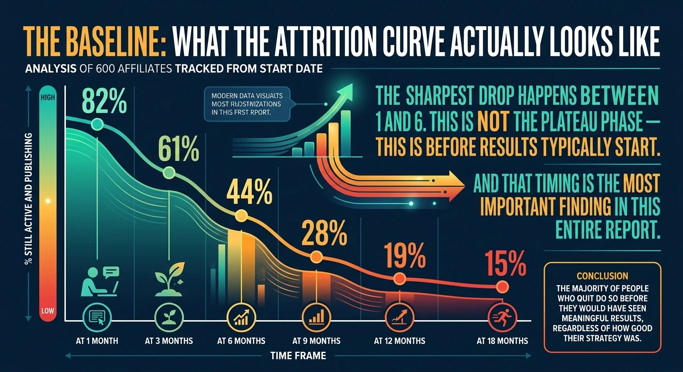 The Baseline: What the Attrition Curve Actually Looks Like