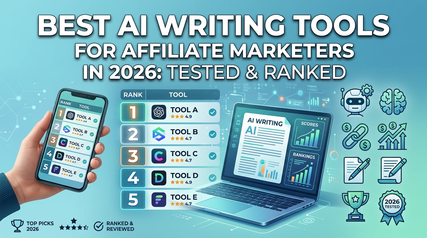 Best AI Writing Tools for Affiliate Marketers in 2026: Tested & Ranked