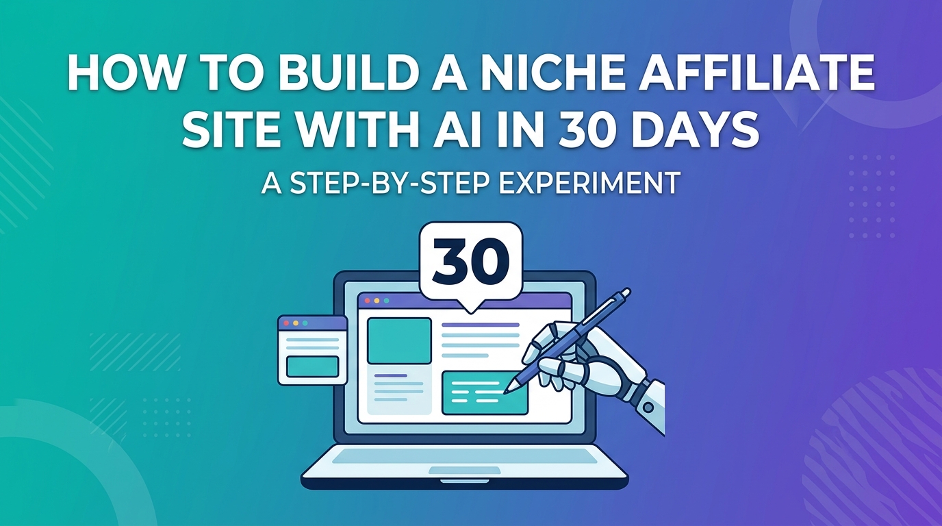 How to Build a Niche Affiliate Site with AI in 30 Days: A Step-by-Step Experiment