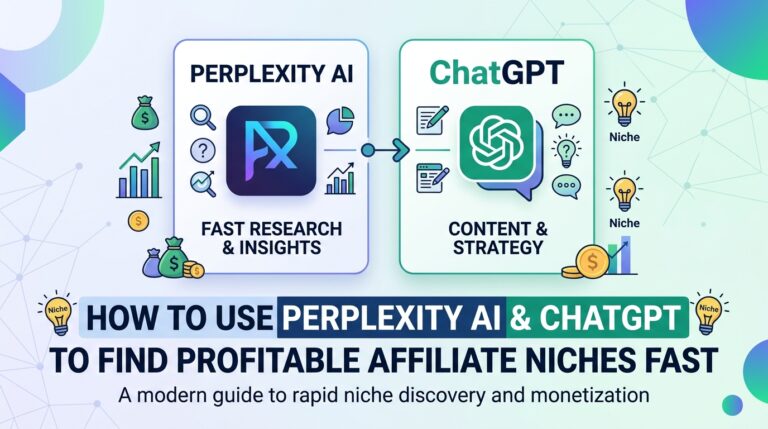 How to Use Perplexity AI and ChatGPT to Find Profitable Affiliate Niches Fast