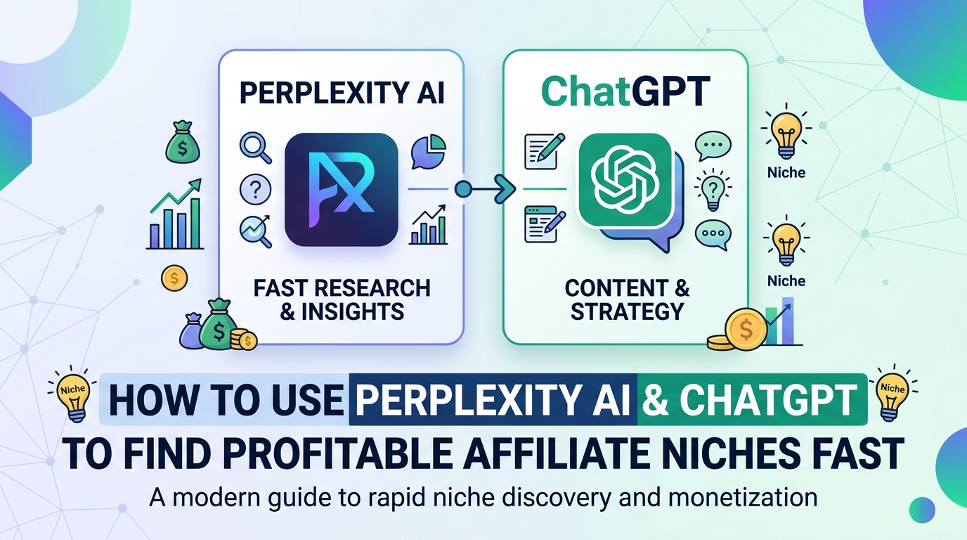 How to Use Perplexity AI and ChatGPT to Find Profitable Affiliate Niches Fast