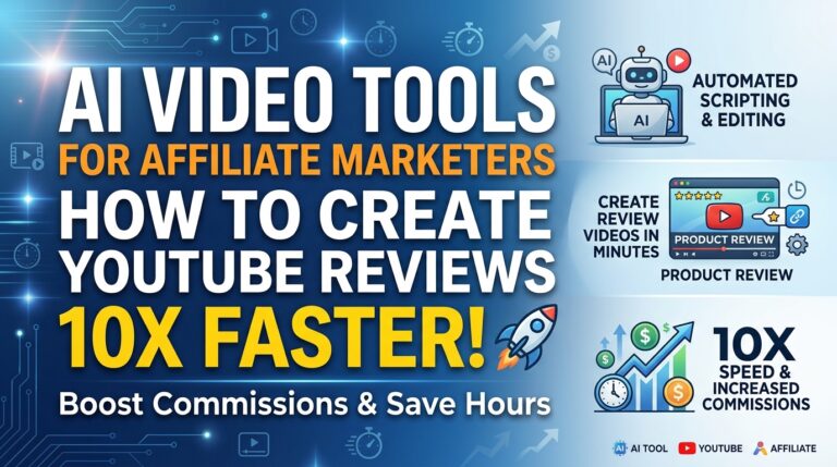 AI Video Tools for Affiliate Marketers: How to Create YouTube Reviews 10x Faster