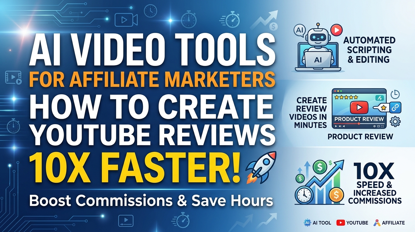 AI Video Tools for Affiliate Marketers: How to Create YouTube Reviews 10x Faster