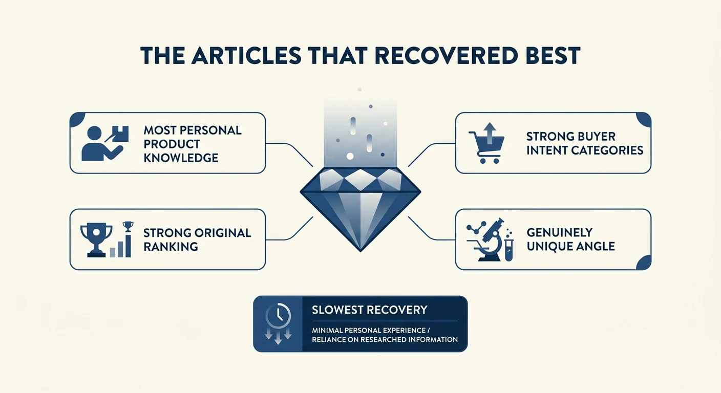 The Articles That Recovered Best