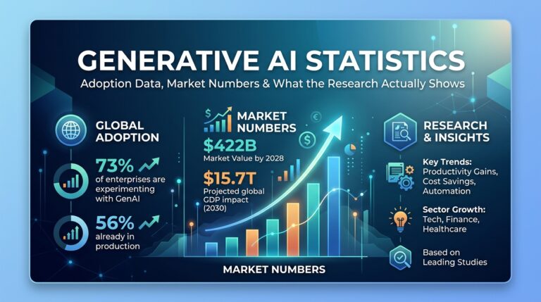 Generative AI Statistics 2026: Adoption Data, Market Numbers & What the Research Actually Shows