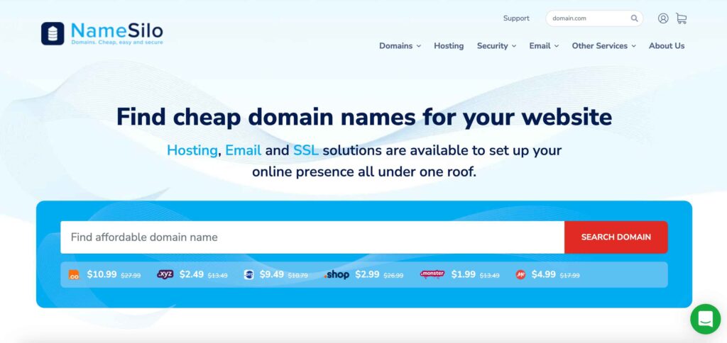 Namesilo Overview