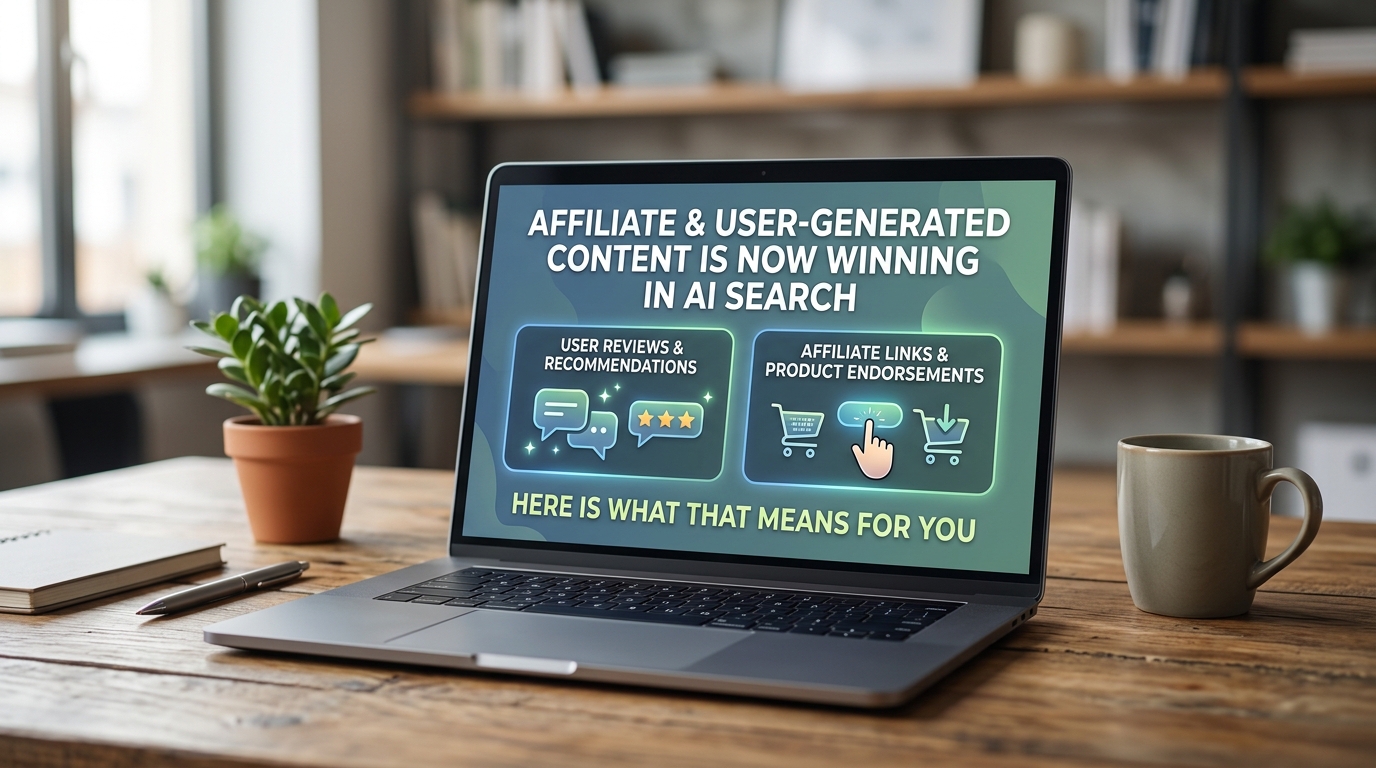 Affiliate and User-Generated Content Is Now Winning in AI Search — Here Is What That Means for You