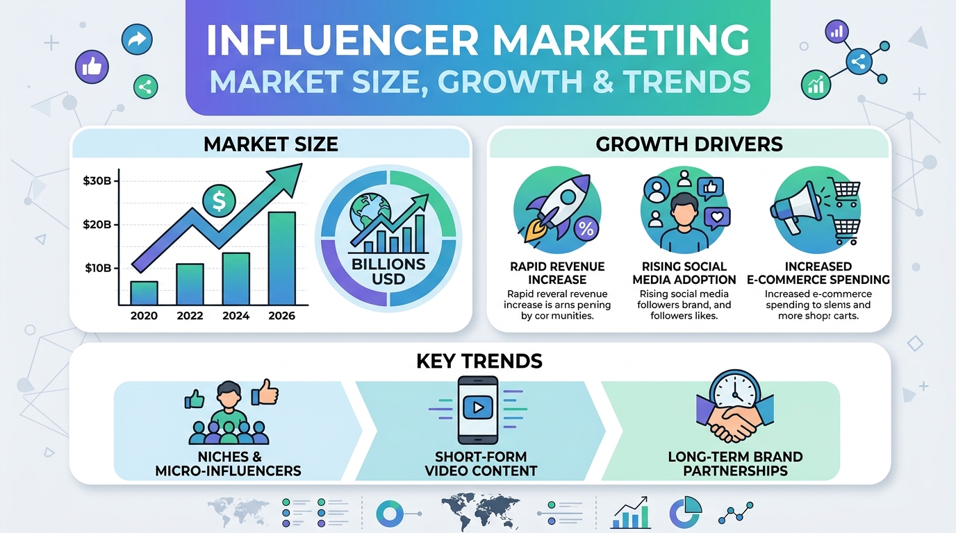 Influencer Marketing Market Size, Growth and Trends (2026–2035)