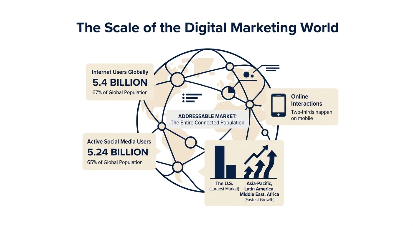 The Scale of the Digital Marketing World