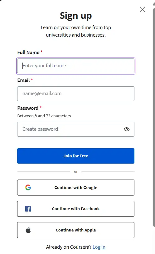 Coursera Plus Discount Signup