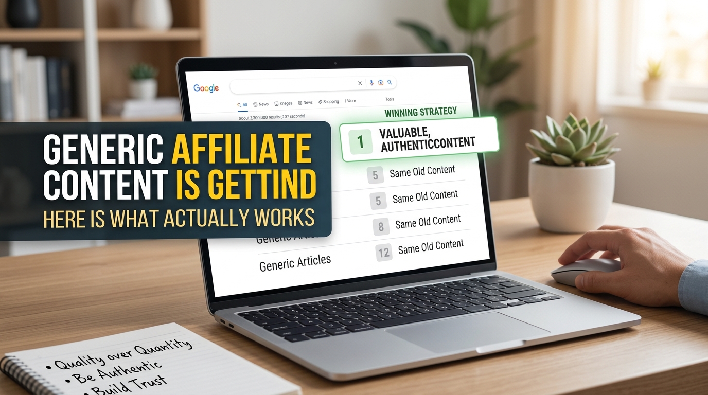 Generic Affiliate Content Is Getting Buried — Here Is What Actually Works