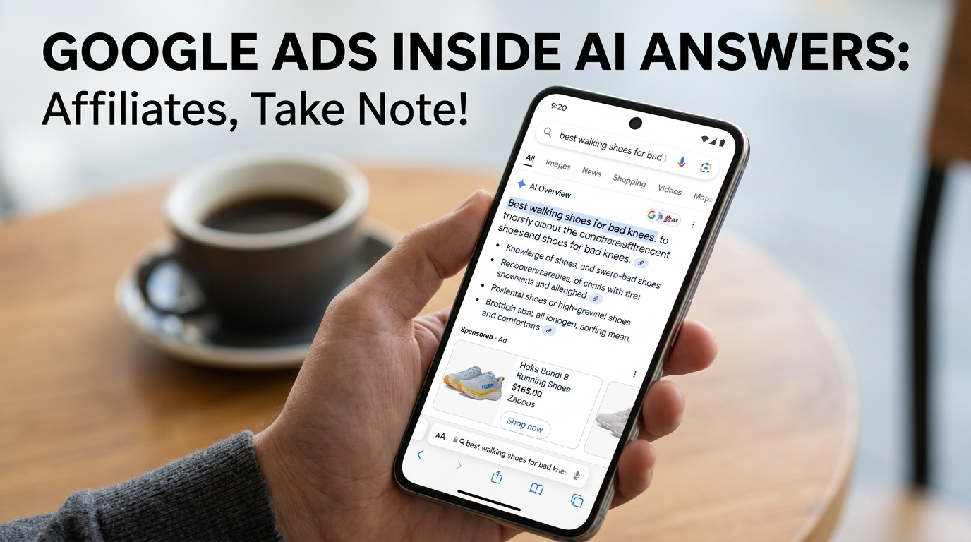 Google Just Dropped Sponsored Ads Inside AI Mode Answers — Affiliates Need to Pay Attention