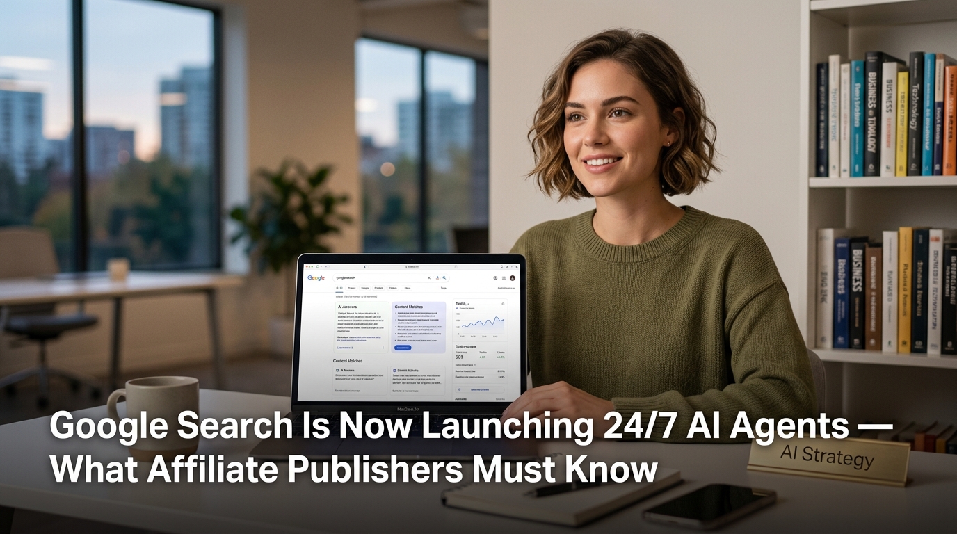 Google Search Is Now Launching 24/7 AI Agents — What Affiliate Publishers Must Know