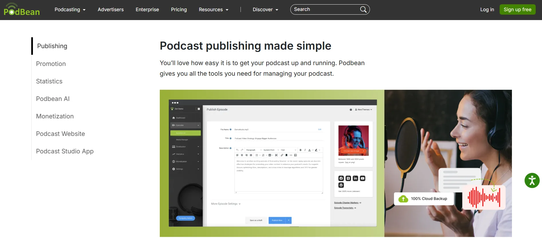 Podbean Features