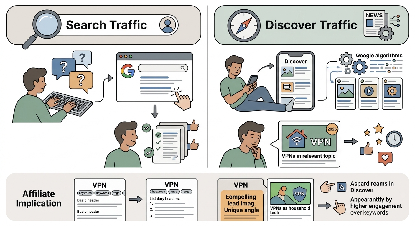 Why Discover Behaves Completely Differently From Search