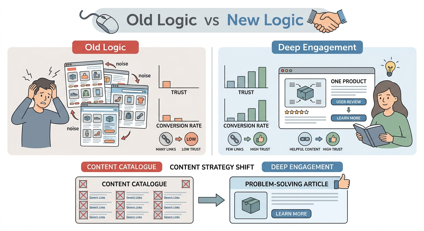 Deep Engagement Has Replaced Link Volume - Affiliate Marketing Is No Longer About Clicks