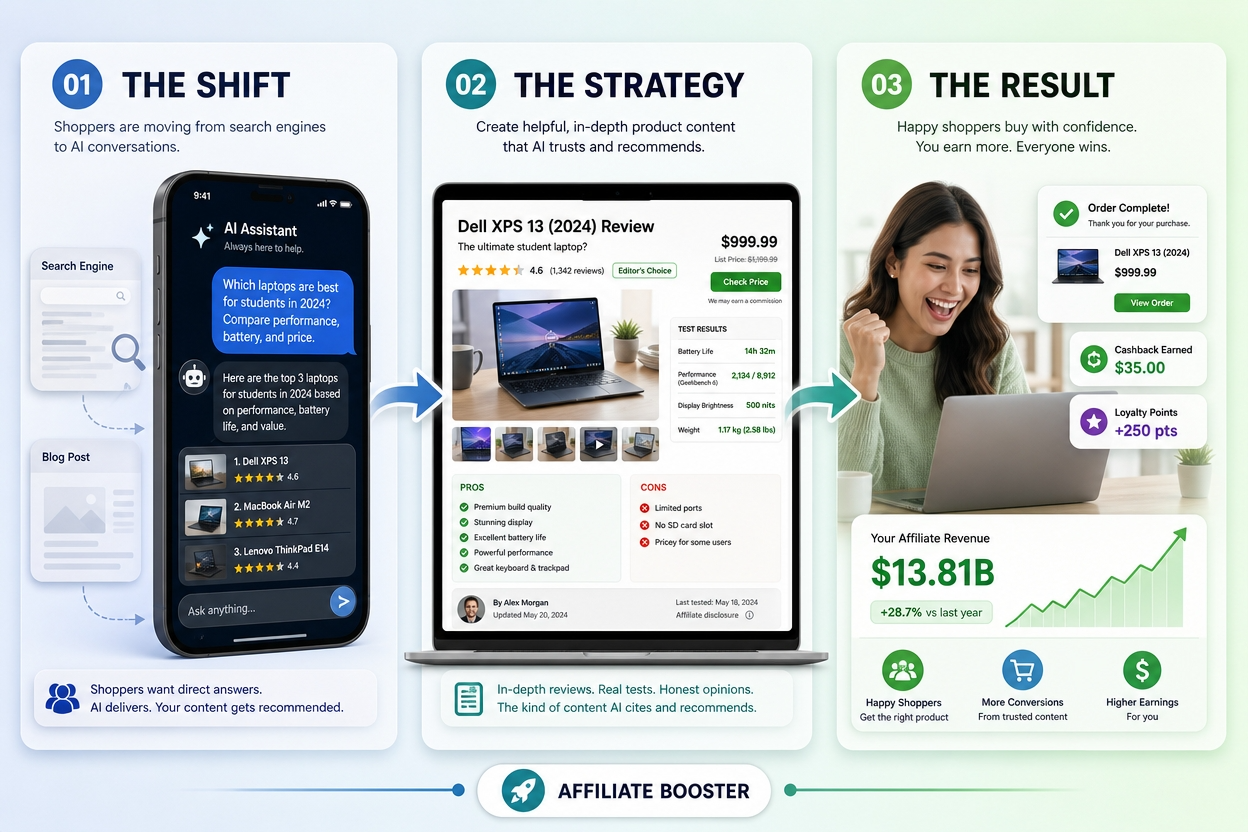 AI Chatbots Are Eating the Top of the Affiliate Funnel, and US Spend Still Hits $13.81 Billion