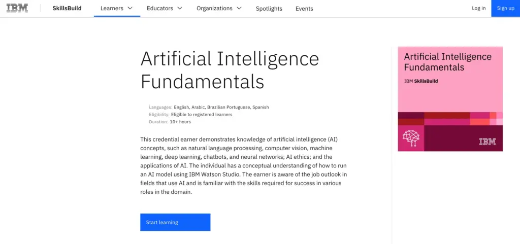 AI Fundamentals- Getting Started- IBM SkillsBuild