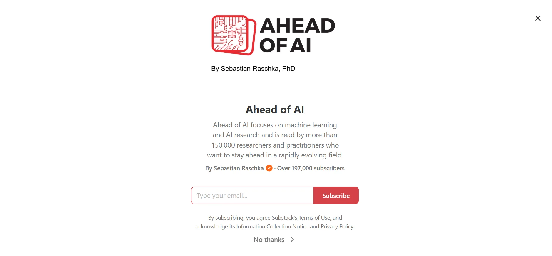 Ahead of AI