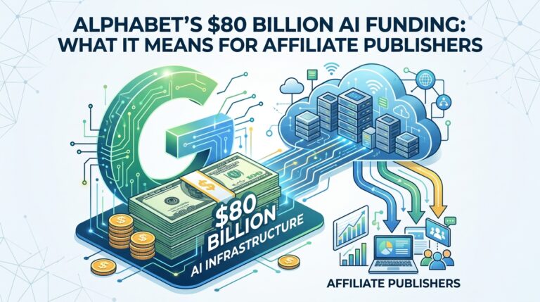 Alphabet Just Raised $80 Billion for AI Infrastructure — Here Is What It Means for Affiliate Publishers