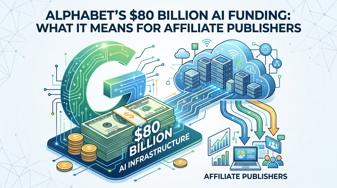 Alphabet Just Raised $80 Billion for AI Infrastructure — Here Is What It Means for Affiliate Publishers