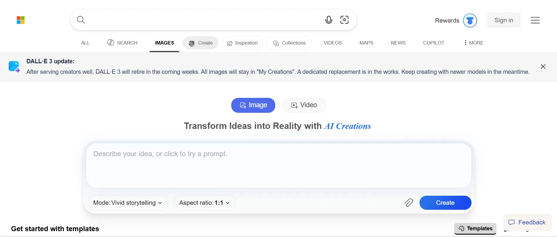 Bing Image Creator