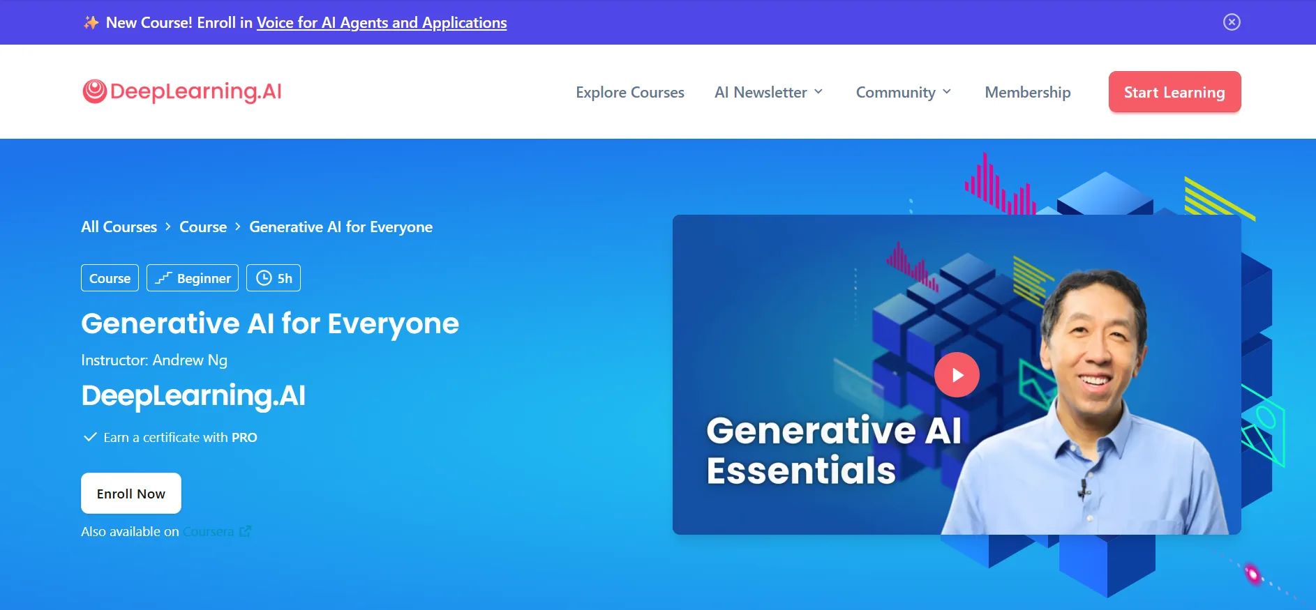 DeepLearning.Ai - Generative AI for everyone