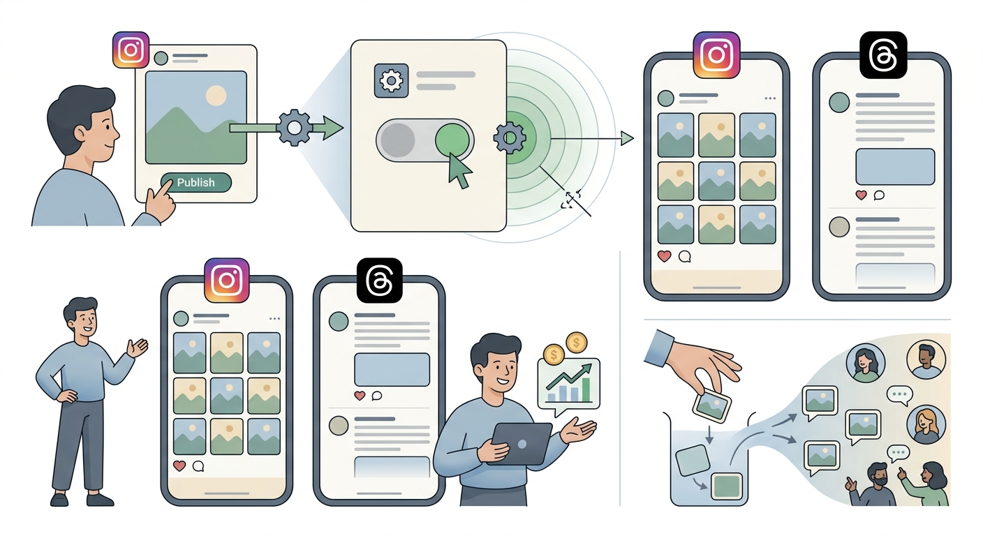 Instagram Just Made Cross-Posting to Threads Automatic