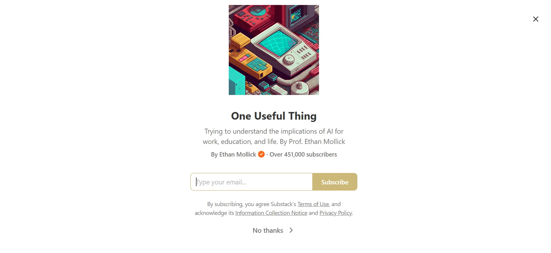 One useful Thing