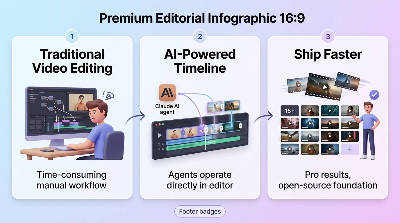 Palmier Pro Launches: a Video Editor Claude Can Actually Edit, Open Source and Mac Native