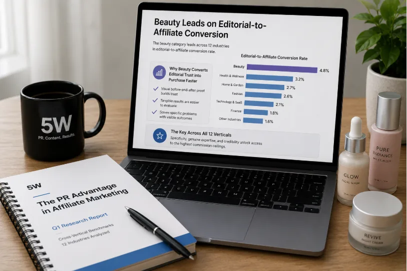 The Beauty Leads on Editorial-to-Affiliate Conversion Finding