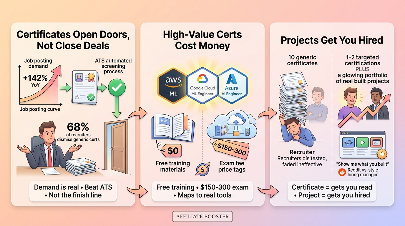 The Honest Truth About Free AI Certificates on Your Resume