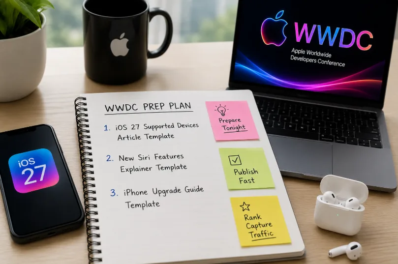 The Three Content Pieces to Have Ready Before the Keynote Ends