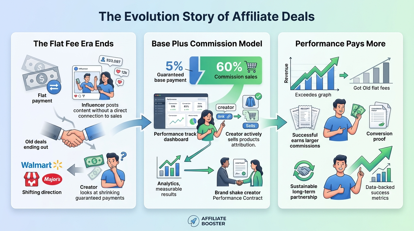 Walmart's Creator Affiliate Program Booms, and Flat Fees Give Way to Base Plus Commission