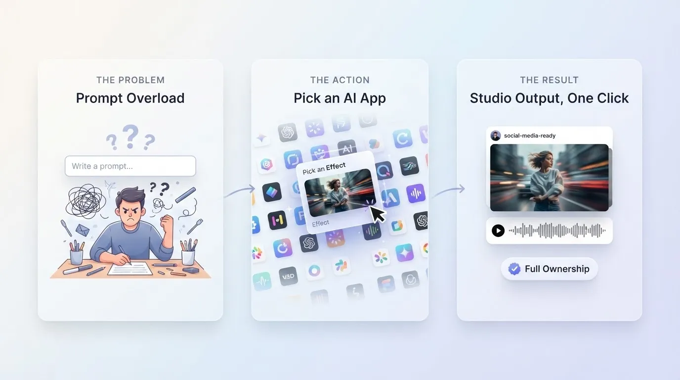 Artlist Launches "AI Apps": 70+ One-Click Effects That Skip the Prompt Writing