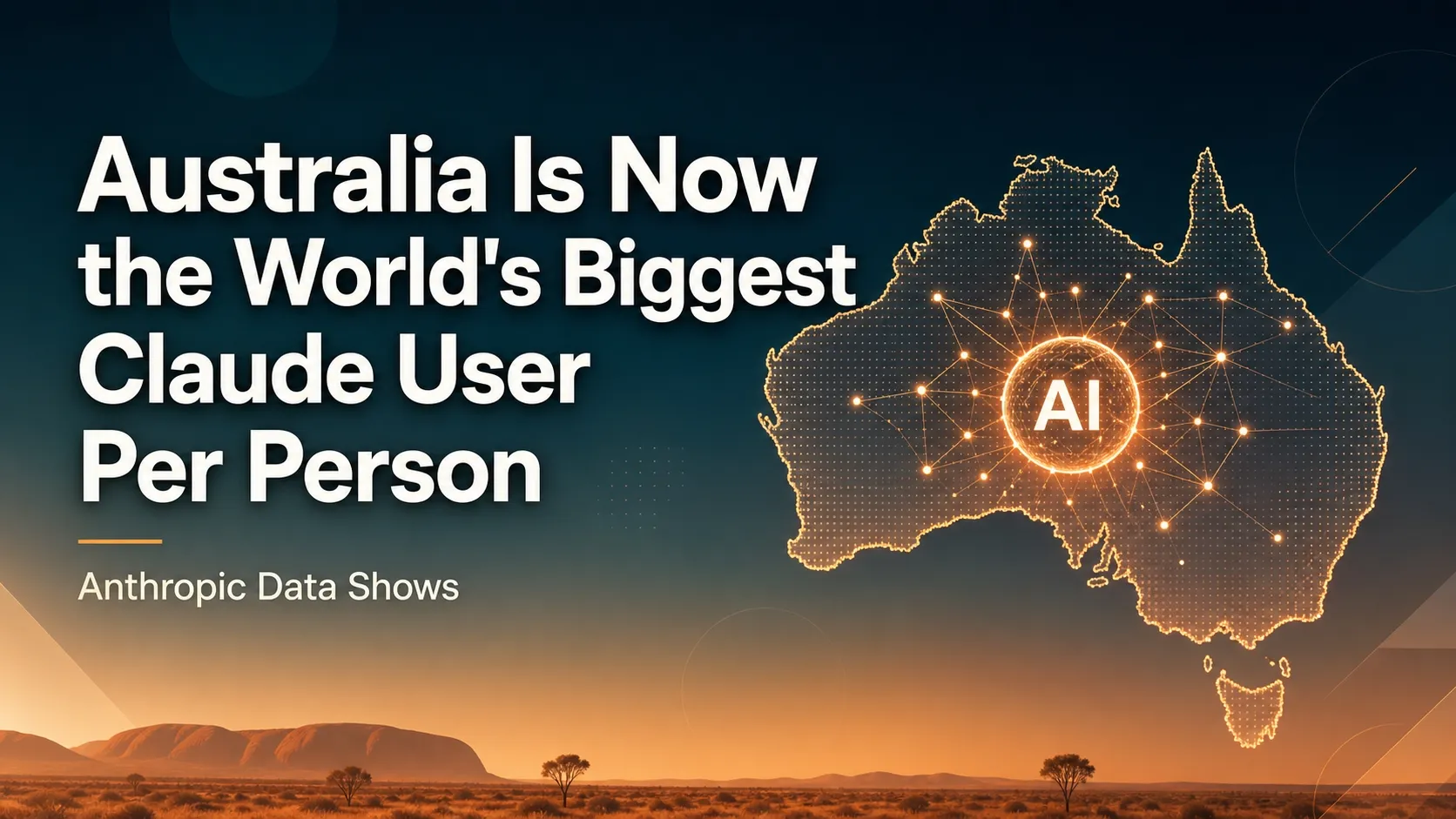 Australia Is Now the World's Biggest Claude User Per Person, Anthropic Data Shows