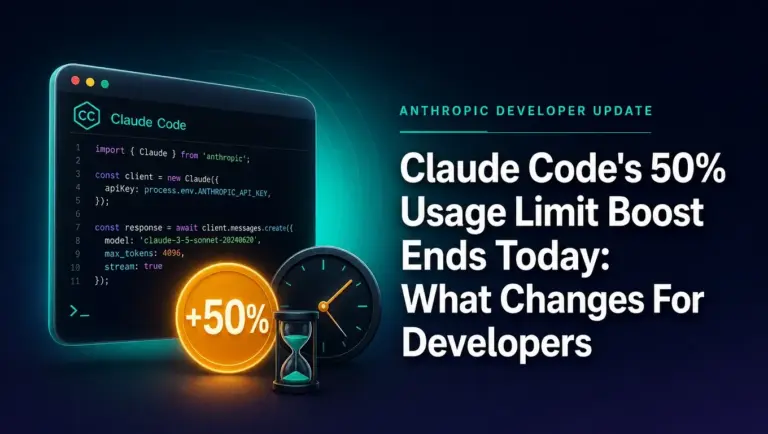 Claude Code's 50% Usage Limit Boost Ends Today: What Changes For Developers