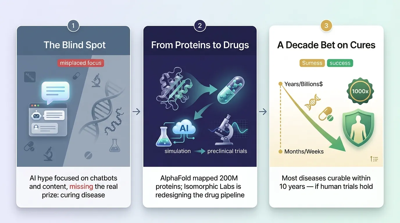 Forget Chatbots: Why Google DeepMind's CEO Says AI's Real Prize Is Curing Disease