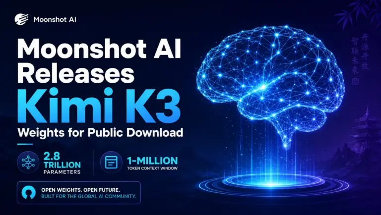 Moonshot AI Releases Kimi K3 Weights for Public Download