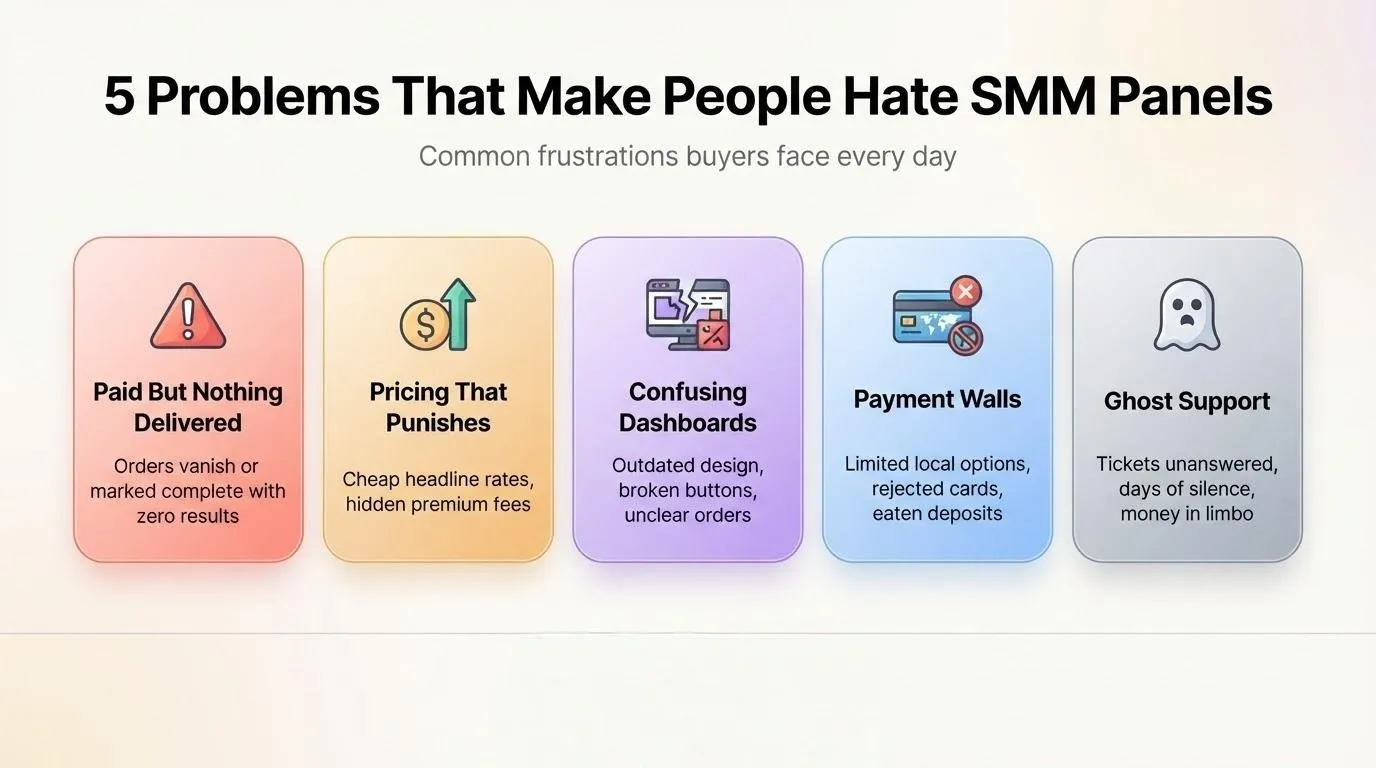 The Problems That Make People Hate SMM Panels
