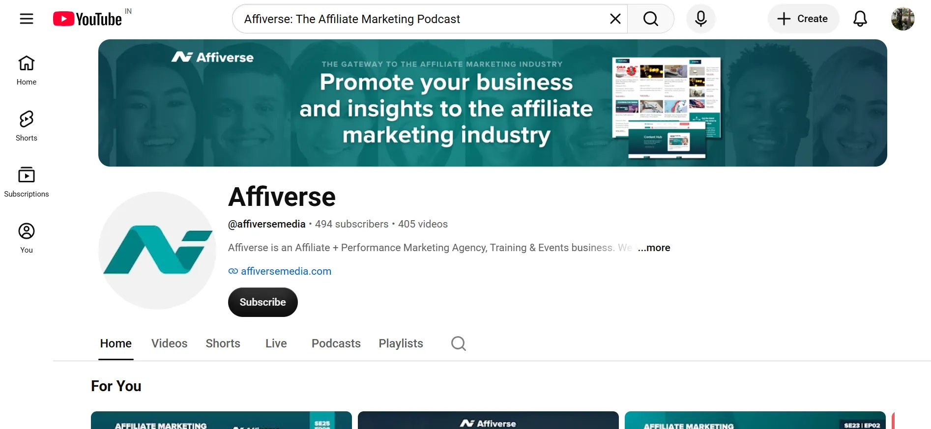 Affiverse The Affiliate Marketing Podcast