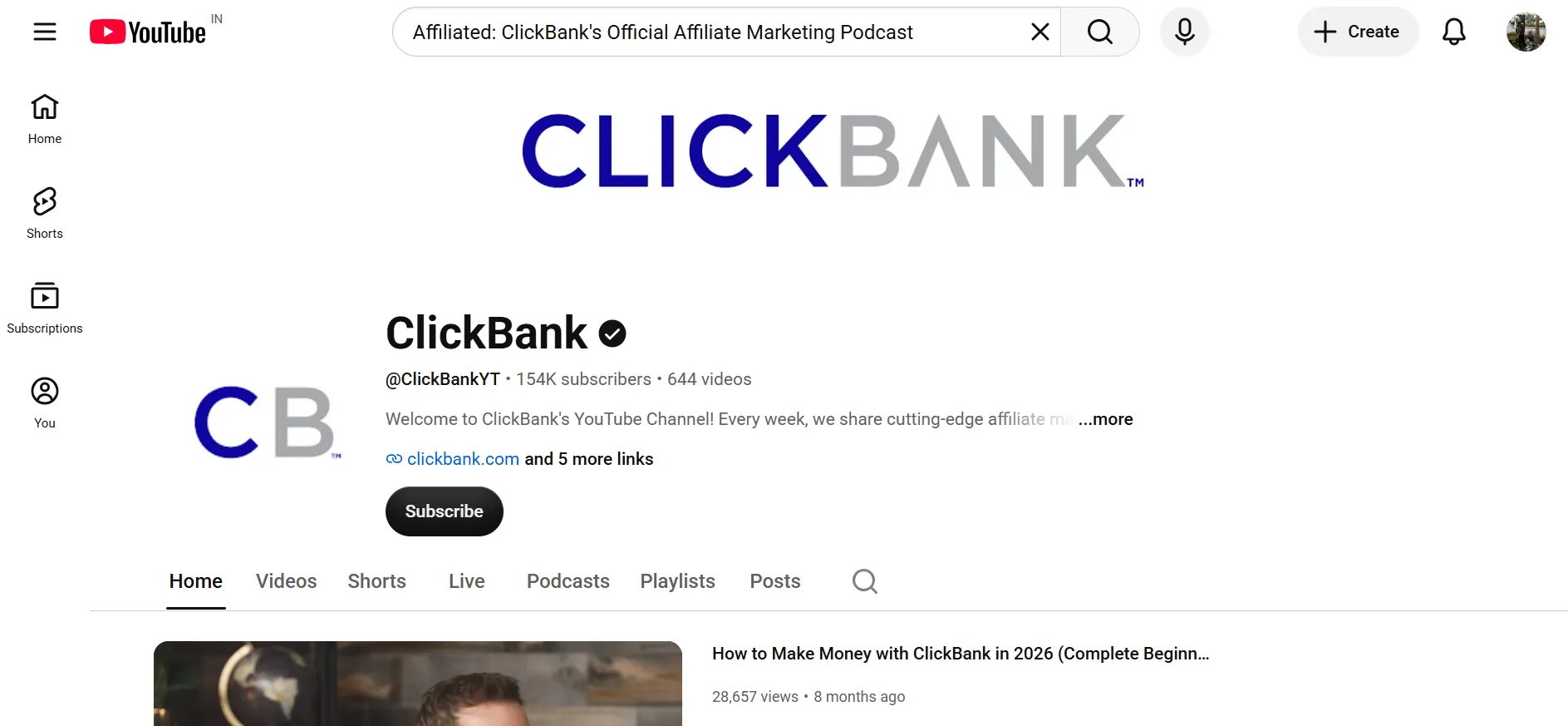 ClickBanks Official Affiliate Marketing Podcast