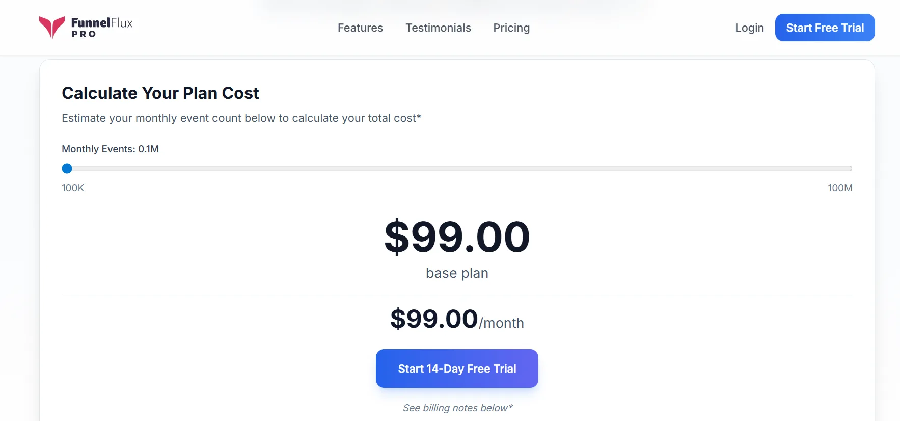funnelflux pricing plan