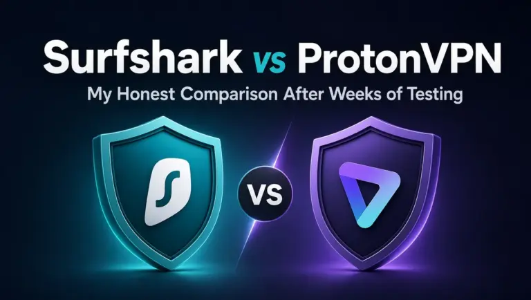 Surfshark vs ProtonVPN: My Honest Comparison After Weeks of Testing