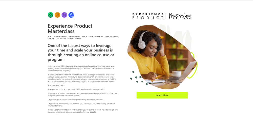Experience Product Masterclass