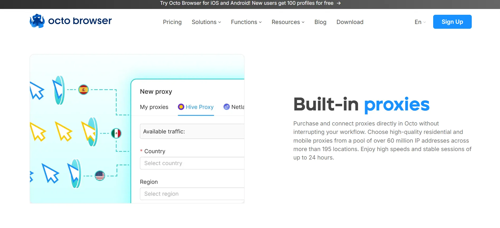 Octo Browser Proxies